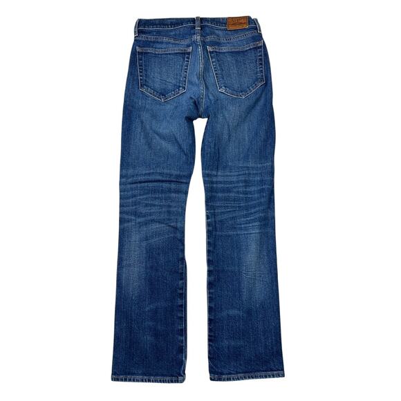 Lucky Brand Mid Rise Authentic Straight Crop Denim Jeans Dark Wash Womens 0 / 25 - Picture 3 of 9